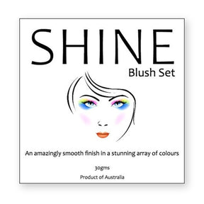 Shine Blush Makeup Label – product label