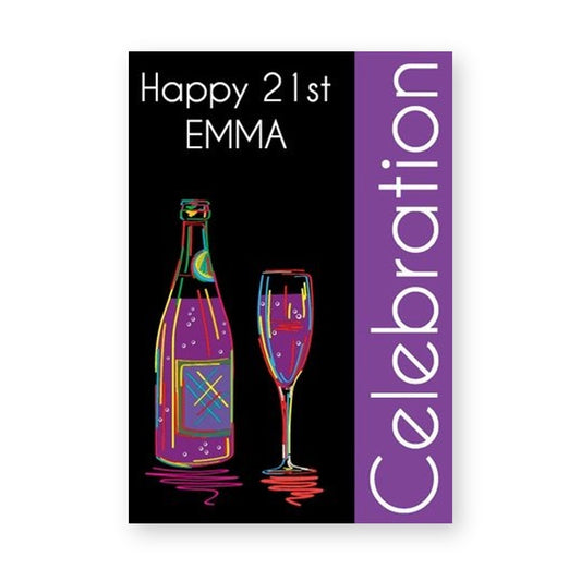 Simple Celebration Wine Label