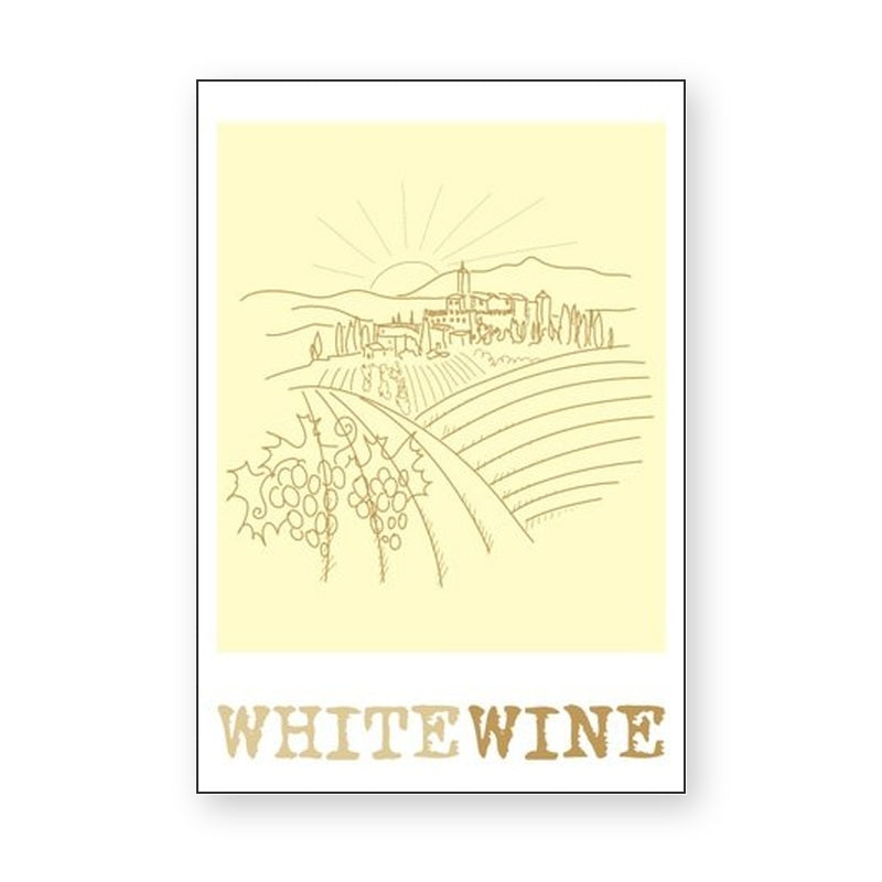 Simple White Wine Label