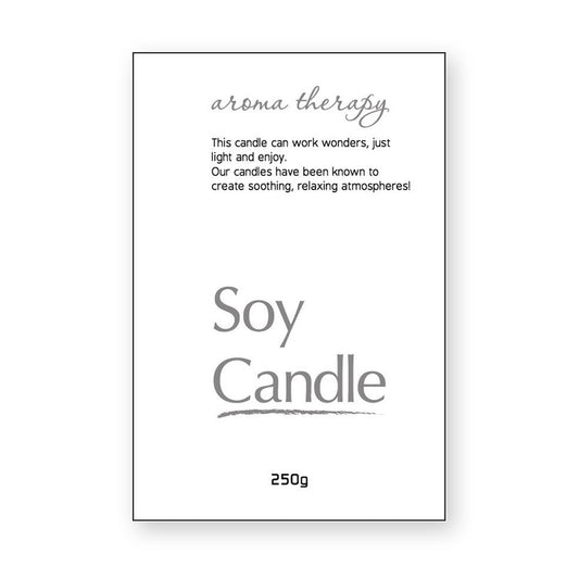 Soy Candle Label – product label