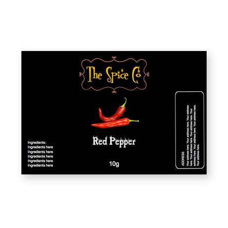 Spice Label – product label