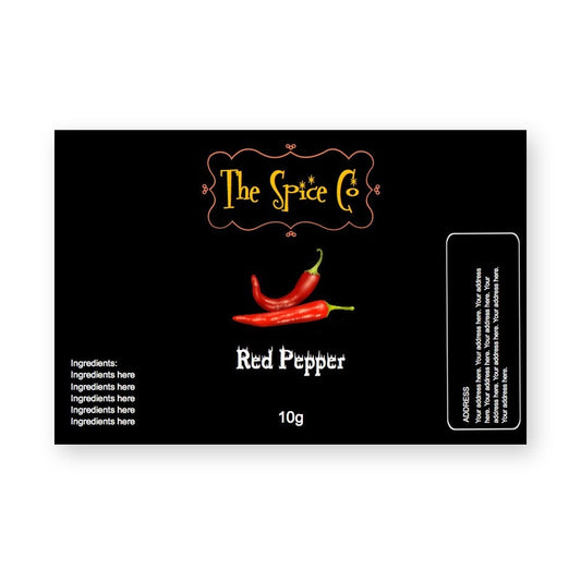 Spice Label – product label