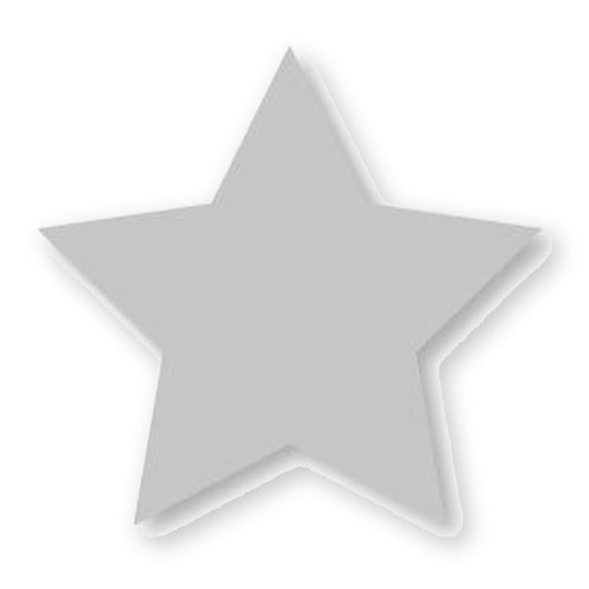 5 Point Star Shaped Label product image