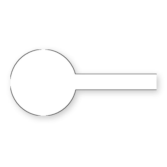 Tamper Evident Lid Label long tab