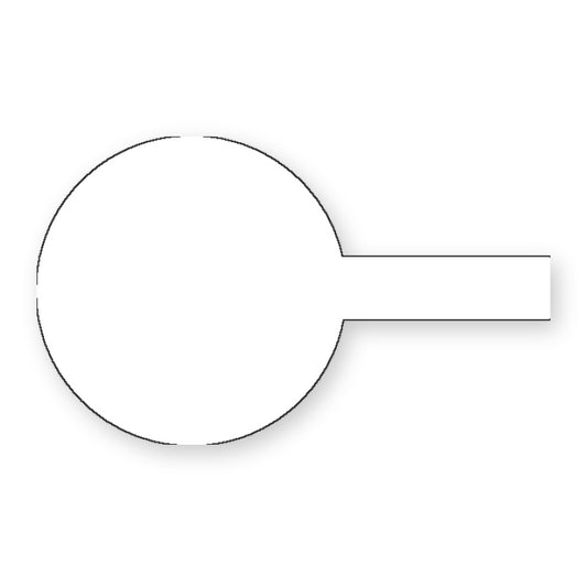 Tamper Evident Lid Label short tab