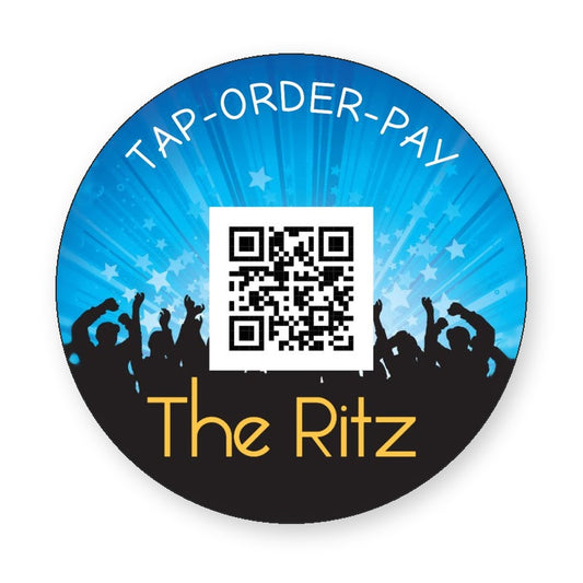 Tap Order Pay Table Top Resin Dome