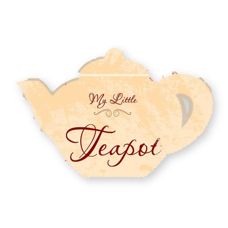 Teapot Shaped Label