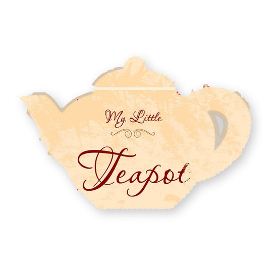 Teapot Shaped Label