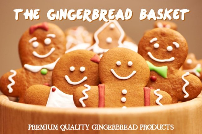 The Gingerbread Basket Bakery Label
