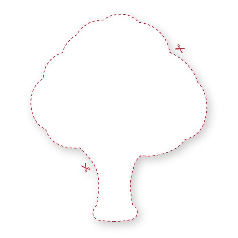 Blank Tree Shaped Label product image