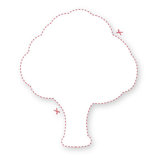 Blank Tree Shaped Label product image