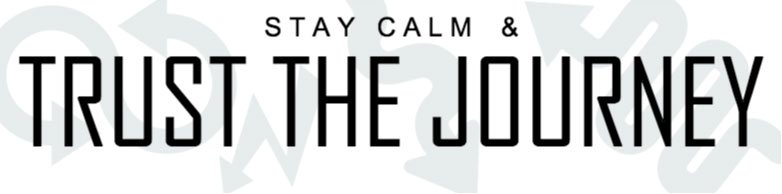 Trust the Journey Bumper Sticker