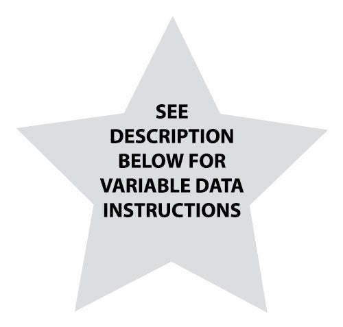 5 Point Star Label VD