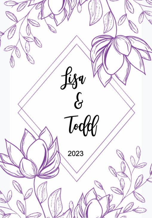 Wedding Wine Label