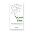 Whole Olives Bottle Label Sticker product label