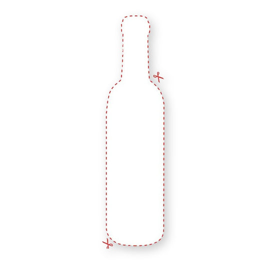 Blank Wine Bottle Shaped Label product image