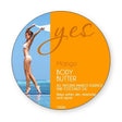 Yes Body Butter Cream Lid Sticker Label product label