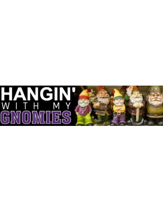 Hangin' With My Gnomies Bumper Sticker