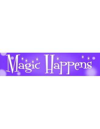 Magic Happens Bumper Sticker