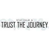 Trust the Journey Bumper Sticker