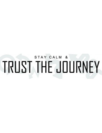 Trust the Journey Bumper Sticker