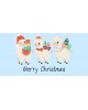 Christmas Llama Label