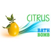 Citrus Bath Bomb Label