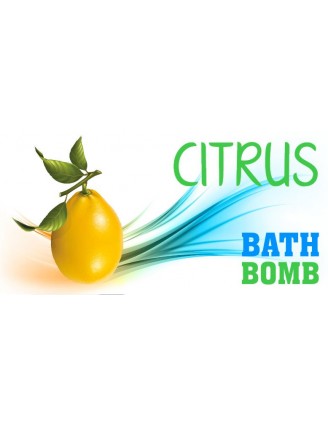 Citrus Bath Bomb Label