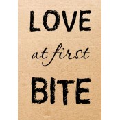 Love at First Bite Wedding Table Label