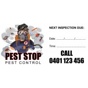 Pest Inspection Due sticker