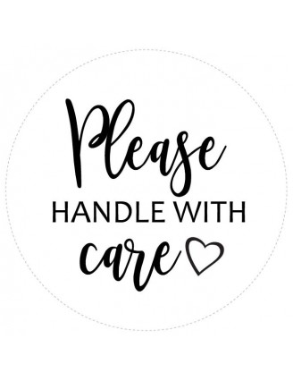 Please Handle With Care Courtesy Label