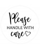 Please Handle With Care Courtesy Label