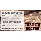 Termite Inspection Due sticker