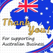 Thank You for supporting Australian business Label