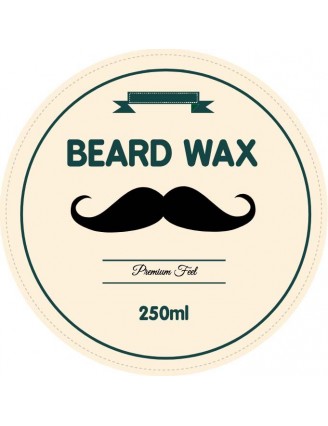 Beard Wax Label