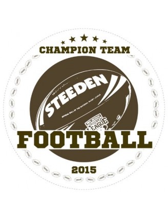 Football Champions Sports Prize Label