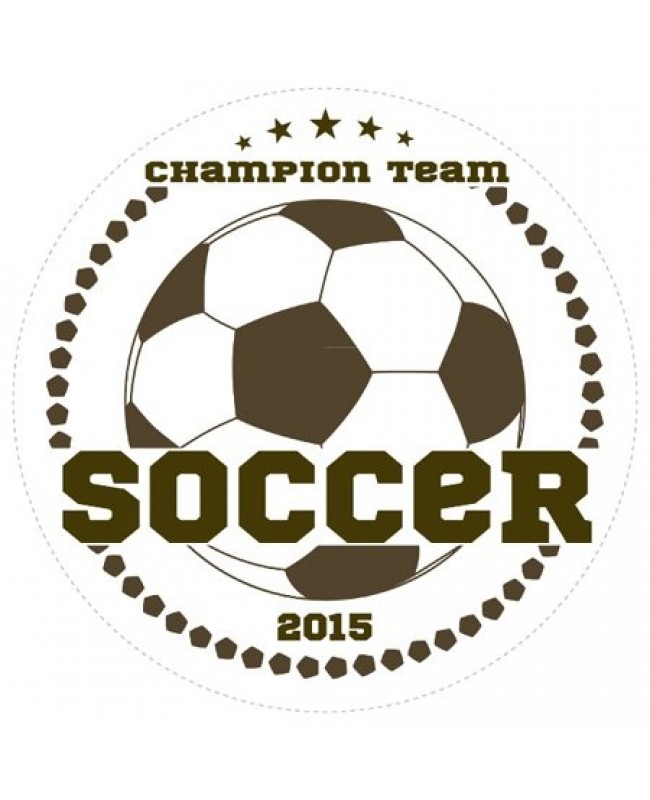 Any Football Badge Sticker - 150mm