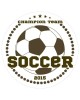 Soccer Champions Sports Prize Label