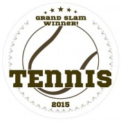 Tennis Champions Sports Prize Label