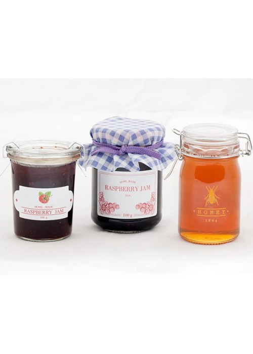 Honey and Jam Product Labels