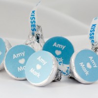 Tiny Favours Hersheys Kiss stickers