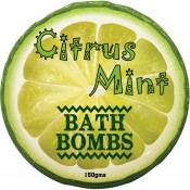 Citrus Mint Bath Bomb Label