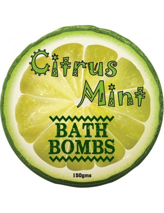 Citrus Mint Bath Bomb Label