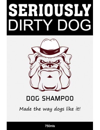 Dog Shampoo Label