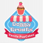 Dog Treats Pup Cakes Label