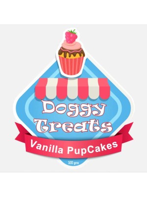 Dog Treats Pup Cakes Label