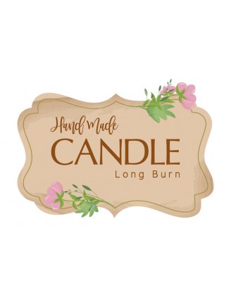 Hand Made Candle Label