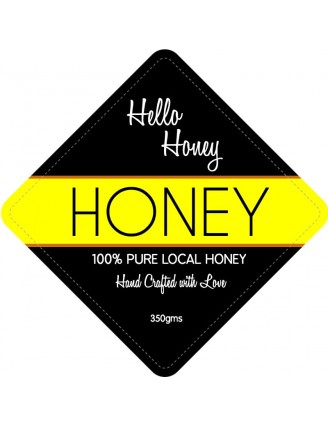 Hello Honey Jar Label