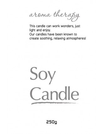 Soy Candle Label