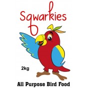 Squarkies Bird Food Packet Label